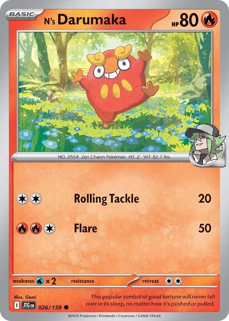 N's Darumaka (026/159) [Scarlet & Violet: Journey Together] | Exor Games Bridgewater