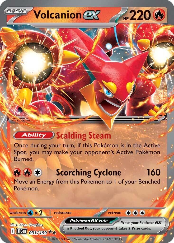 Volcanion ex (031/159) [Scarlet & Violet: Journey Together] | Exor Games Bridgewater