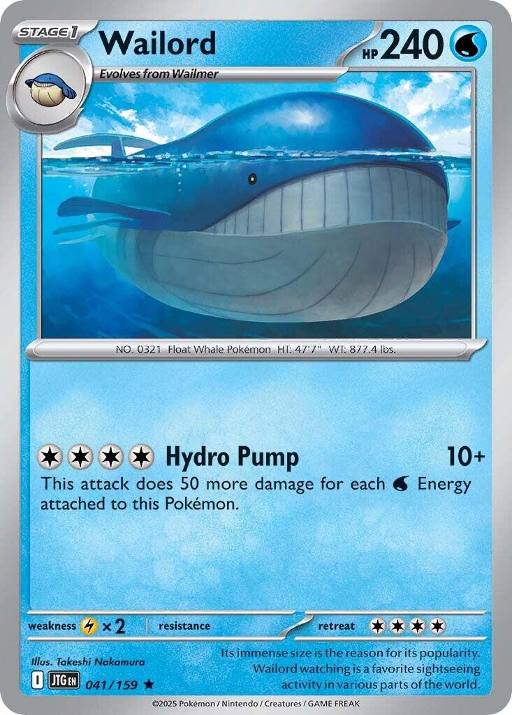 Wailord (041/159) [Scarlet & Violet: Journey Together] | Exor Games Bridgewater