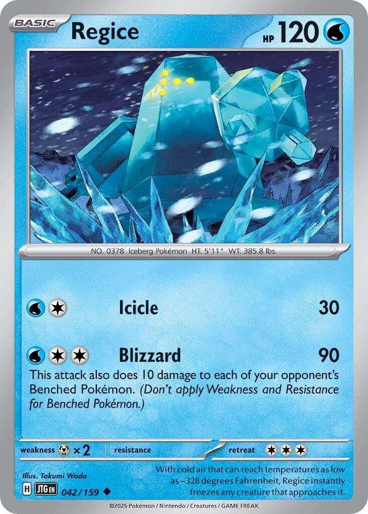 Regice (042/159) [Scarlet & Violet: Journey Together] | Exor Games Bridgewater