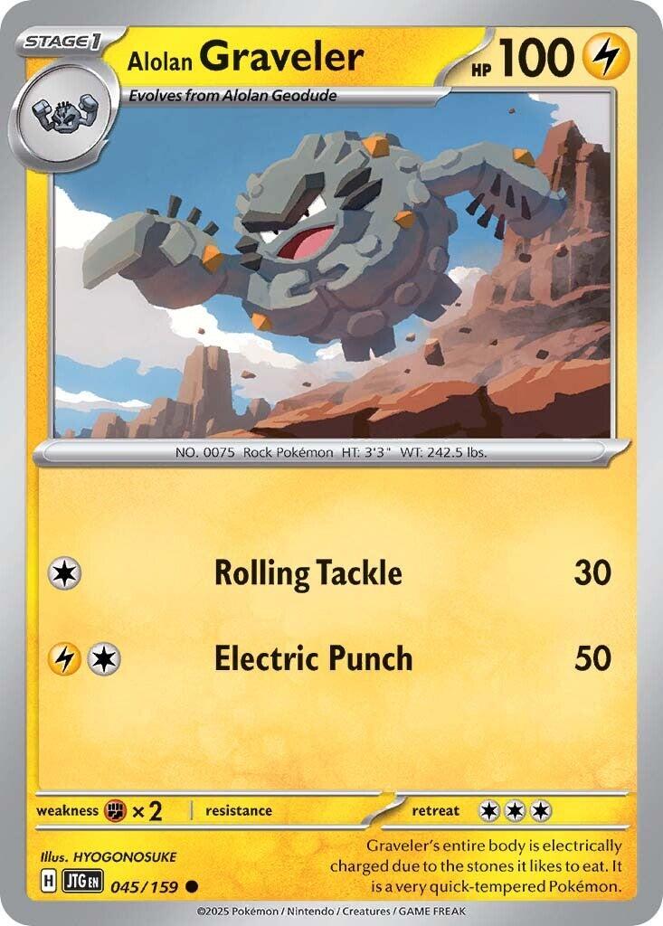 Alolan Graveler (045/159) [Scarlet & Violet: Journey Together] | Exor Games Bridgewater