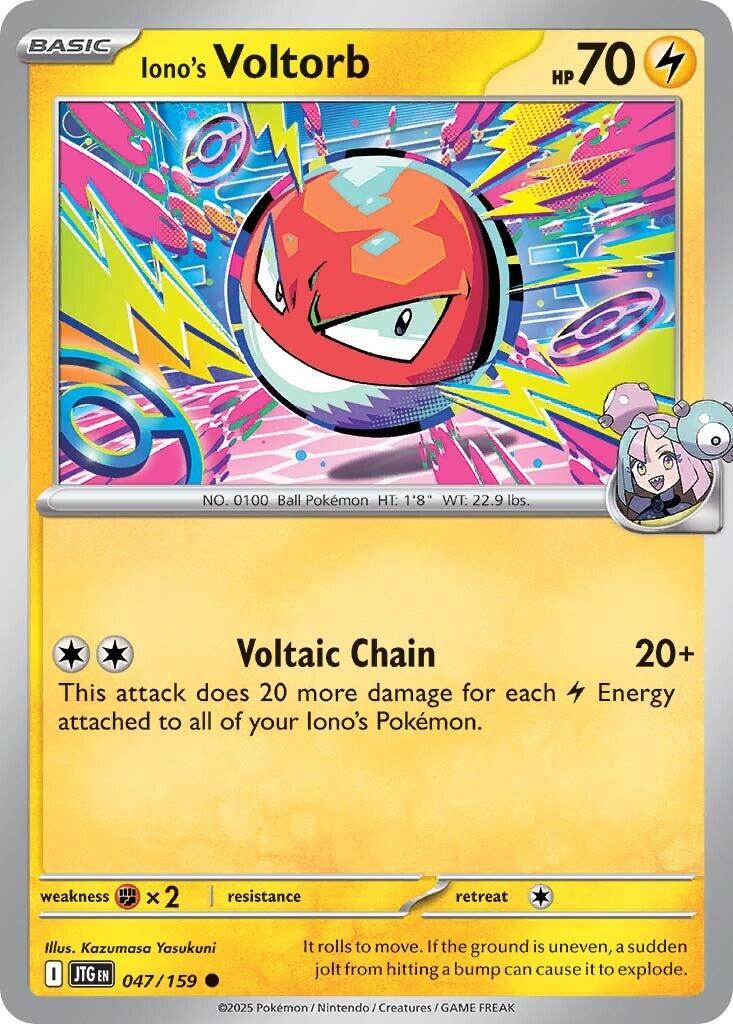 Iono's Voltorb (047/159) [Scarlet & Violet: Journey Together] | Exor Games Bridgewater