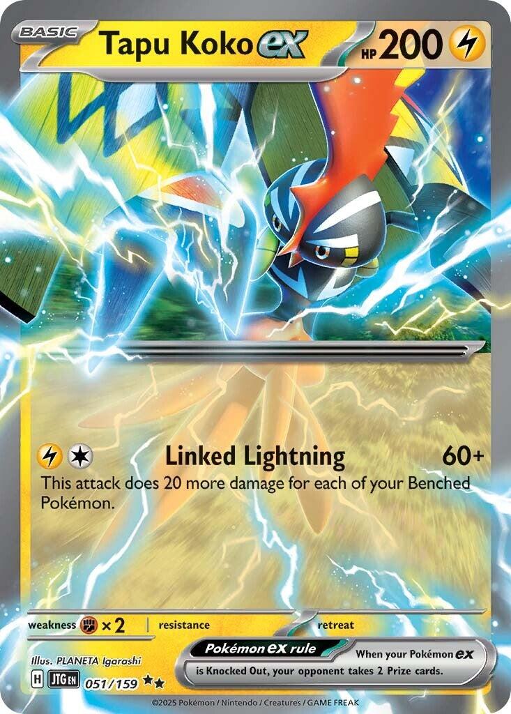 Tapu Koko ex (051/159) [Scarlet & Violet: Journey Together] | Exor Games Bridgewater