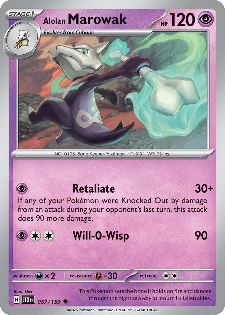 Alolan Marowak (057/159) [Scarlet & Violet: Journey Together] | Exor Games Bridgewater