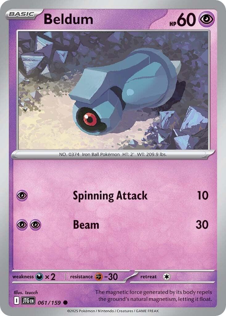 Beldum (061/159) [Scarlet & Violet: Journey Together] | Exor Games Bridgewater