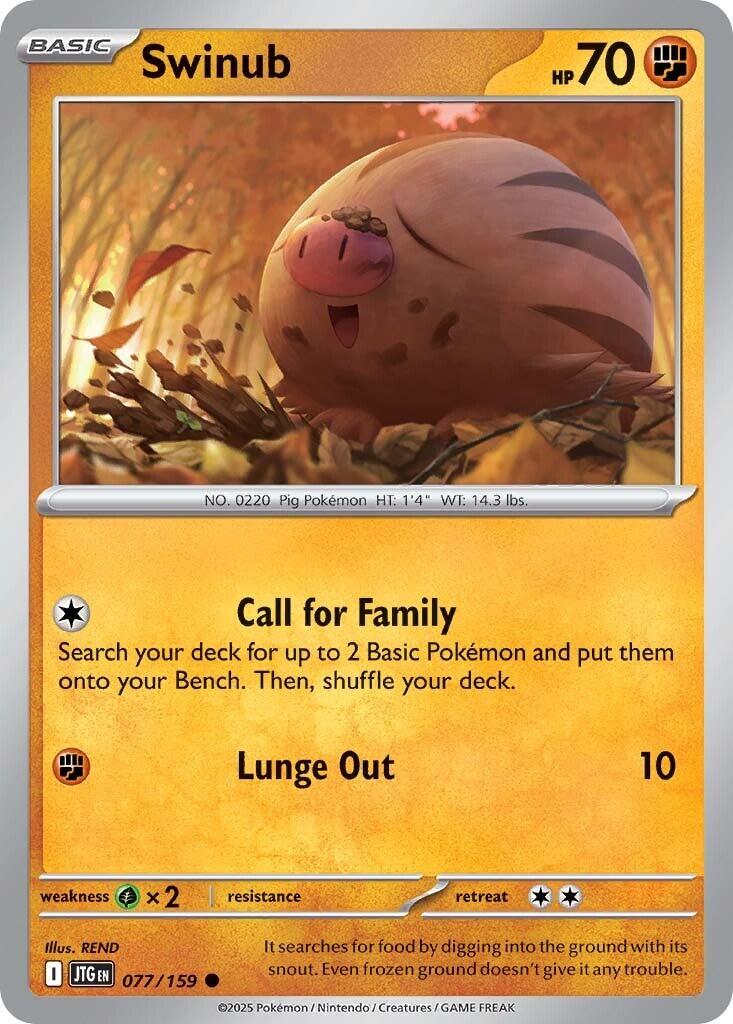 Swinub (077/159) [Scarlet & Violet: Journey Together] | Exor Games Bridgewater