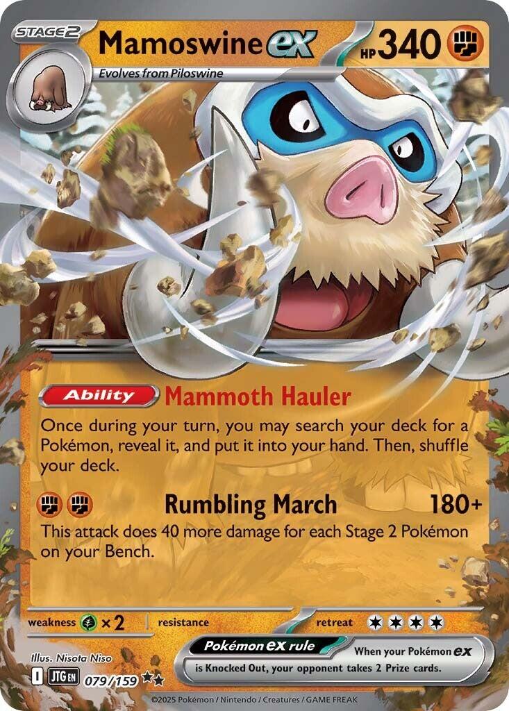 Mamoswine ex (079/159) [Scarlet & Violet: Journey Together] | Exor Games Bridgewater