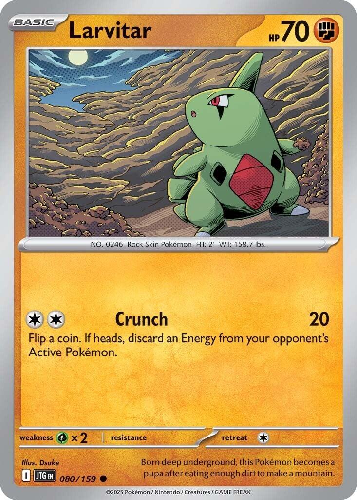 Larvitar (080/159) [Scarlet & Violet: Journey Together] | Exor Games Bridgewater