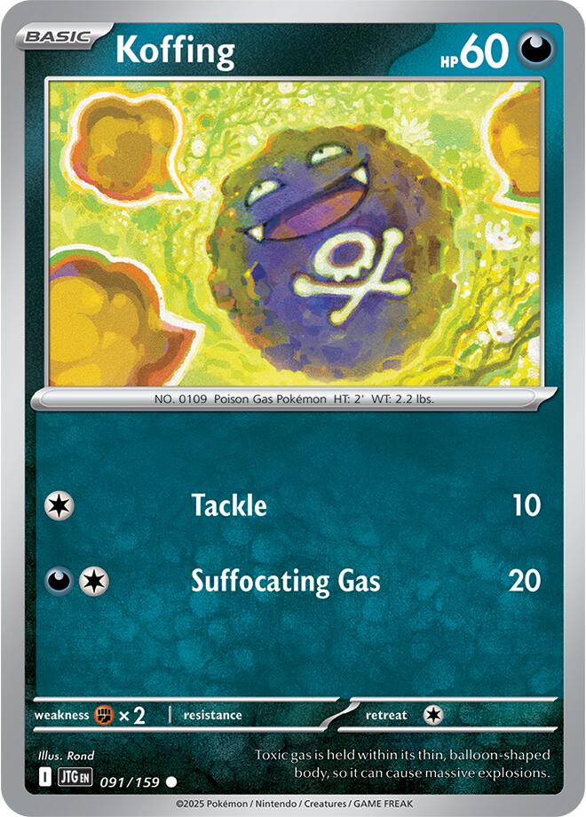 Koffing (091/159) [Scarlet & Violet: Journey Together] | Exor Games Bridgewater