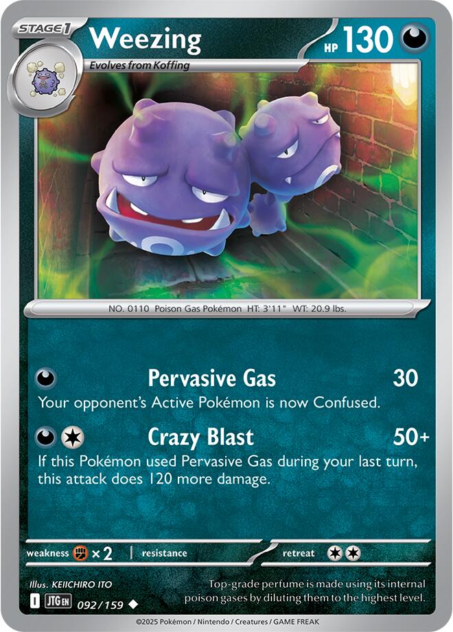 Weezing (092/159) [Scarlet & Violet: Journey Together] | Exor Games Bridgewater