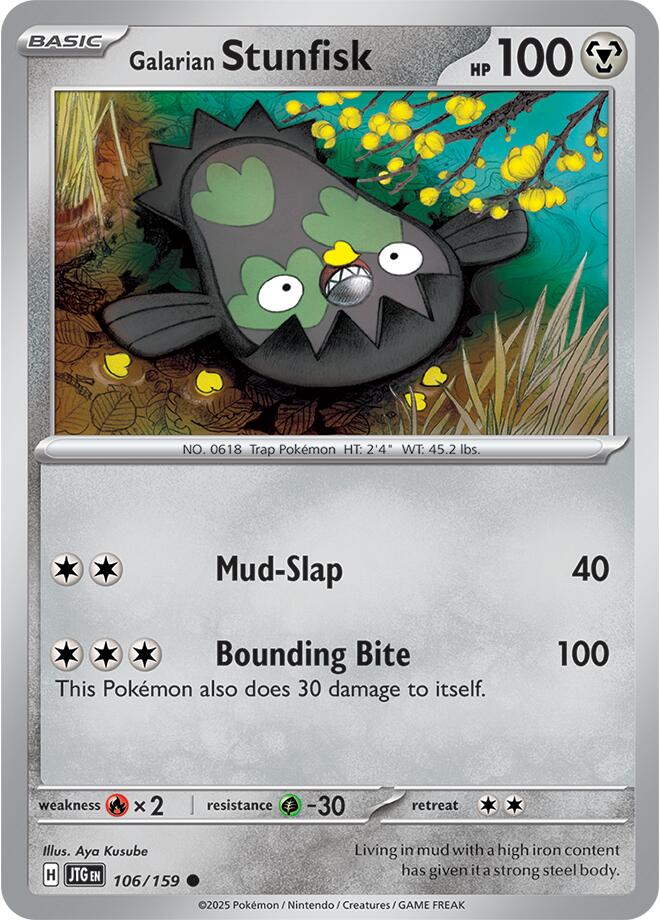 Galarian Stunfisk (106/159) [Scarlet & Violet: Journey Together] | Exor Games Bridgewater