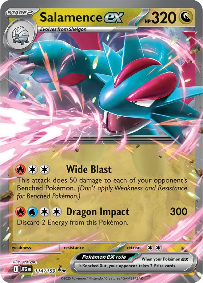Salamence ex (114/159) [Scarlet & Violet: Journey Together] | Exor Games Bridgewater