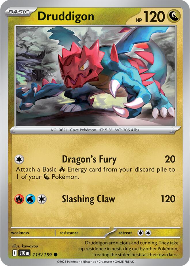 Druddigon (115/159) [Scarlet & Violet: Journey Together] | Exor Games Bridgewater