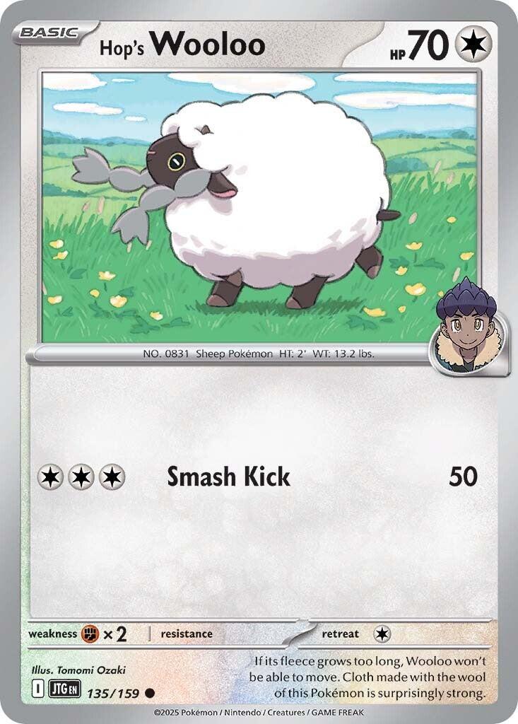 Hop's Wooloo (135/159) [Scarlet & Violet: Journey Together] | Exor Games Bridgewater
