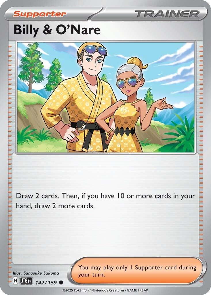 Billy & O'Nare (142/159) [Scarlet & Violet: Journey Together] | Exor Games Bridgewater