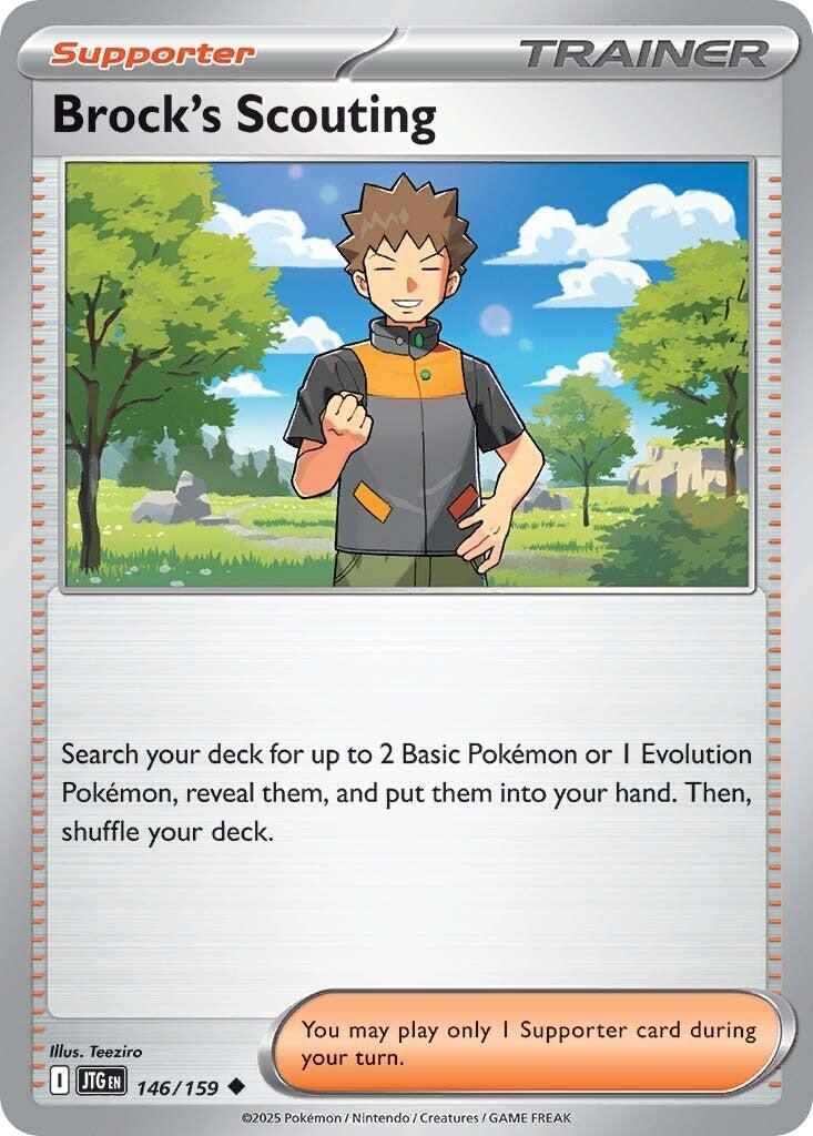 Brock's Scouting (146/159) [Scarlet & Violet: Journey Together] | Exor Games Bridgewater