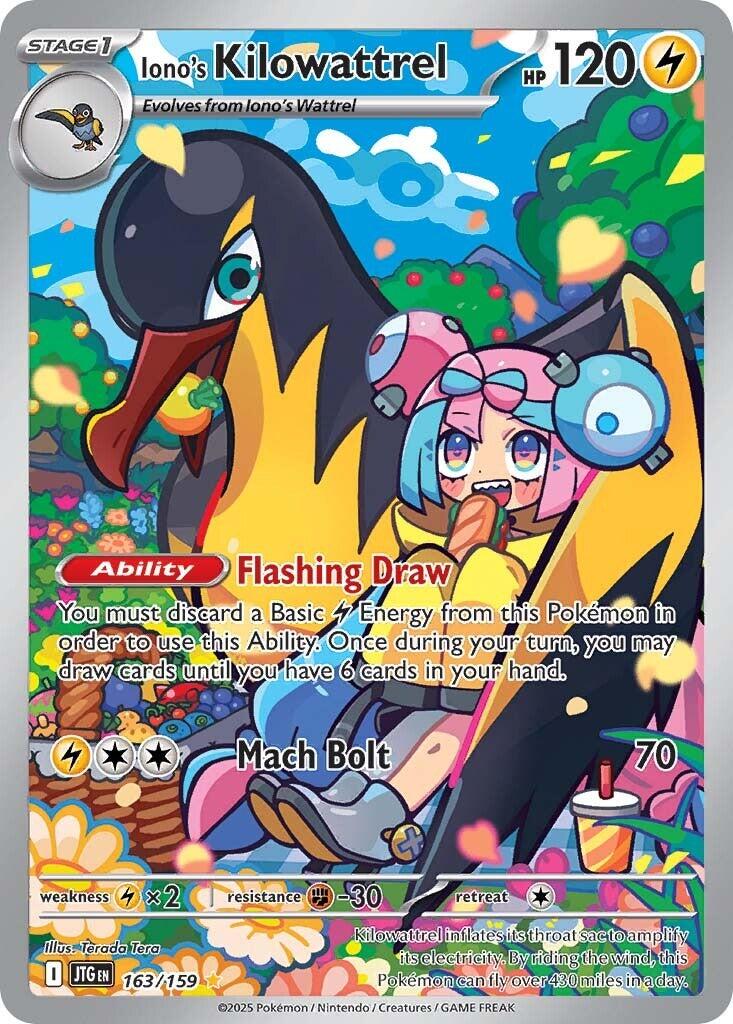 Iono's Kilowattrel (163/159) [Scarlet & Violet: Journey Together] | Exor Games Bridgewater