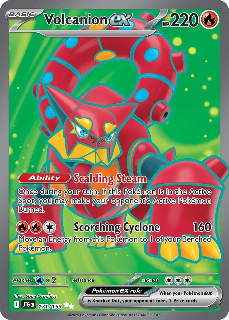 Volcanion ex (171/159) [Scarlet & Violet: Journey Together] | Exor Games Bridgewater