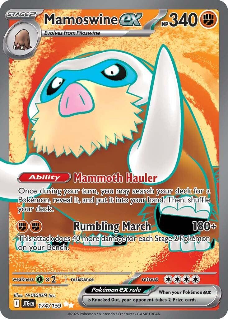 Mamoswine ex (174/159) [Scarlet & Violet: Journey Together] | Exor Games Bridgewater