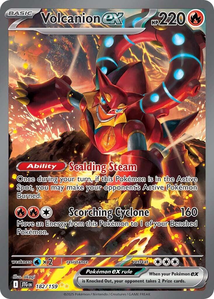 Volcanion ex (182/159) [Scarlet & Violet: Journey Together] | Exor Games Bridgewater