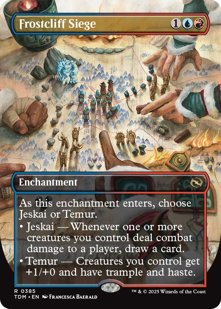 Frostcliff Siege (Borderless) [Tarkir: Dragonstorm] | Exor Games Bridgewater
