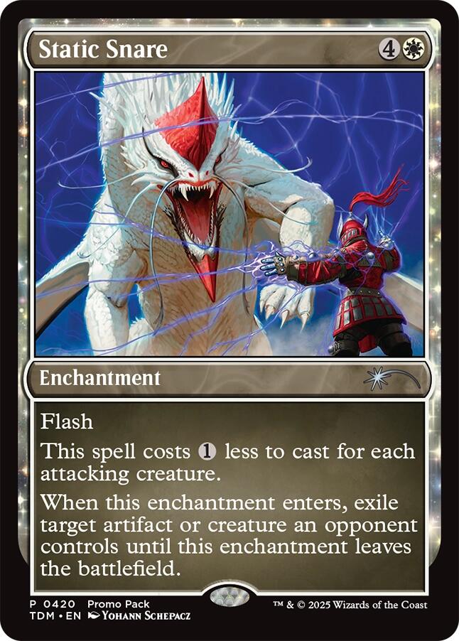 Static Snare [Tarkir: Dragonstorm Promos] | Exor Games Bridgewater