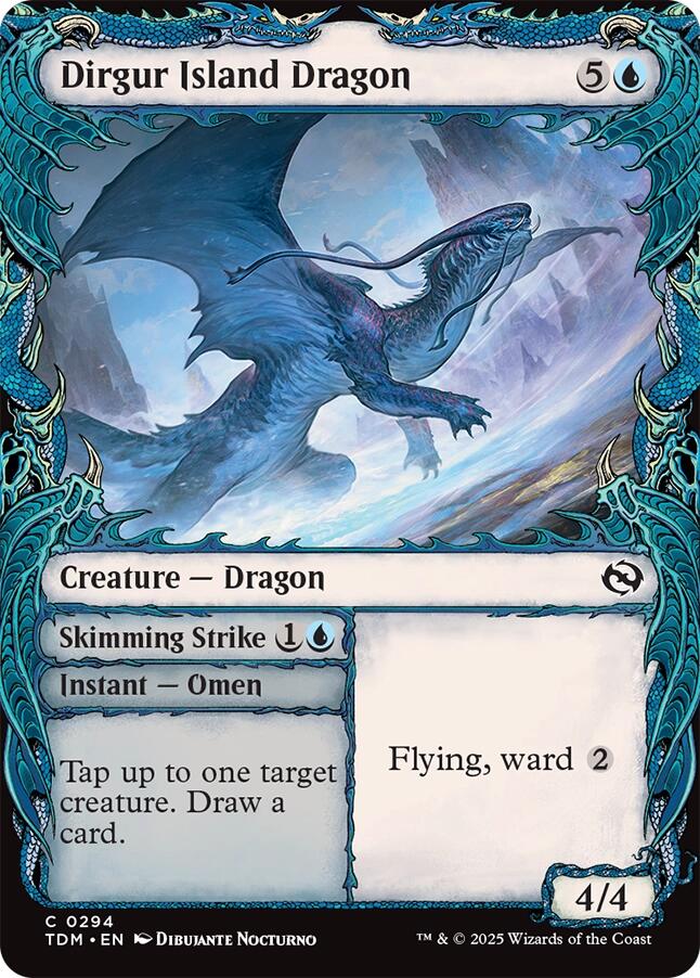 Dirgur Island Dragon (Showcase) [Tarkir: Dragonstorm] | Exor Games Bridgewater
