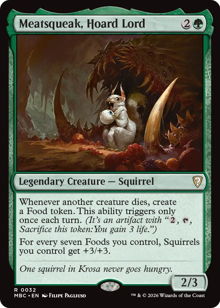Meatsqueak, Hoard Lord [Mystery Booster: Commander Edition] | Exor Games Bridgewater
