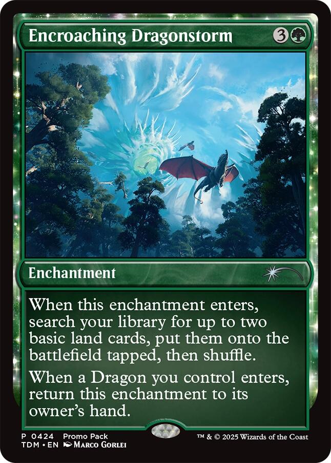 Encroaching Dragonstorm [Tarkir: Dragonstorm Promos] | Exor Games Bridgewater