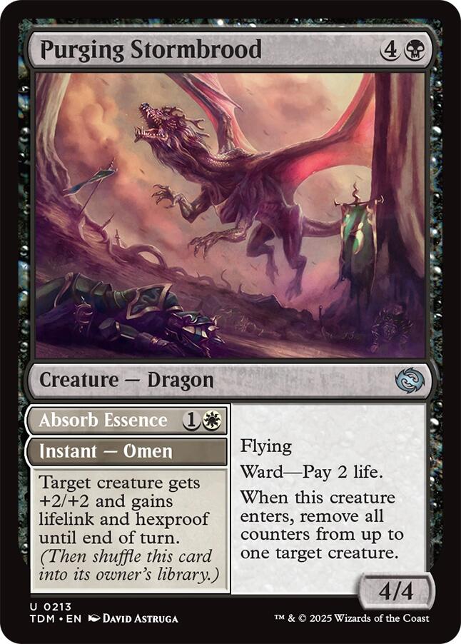 Purging Stormbrood [Tarkir: Dragonstorm] | Exor Games Bridgewater