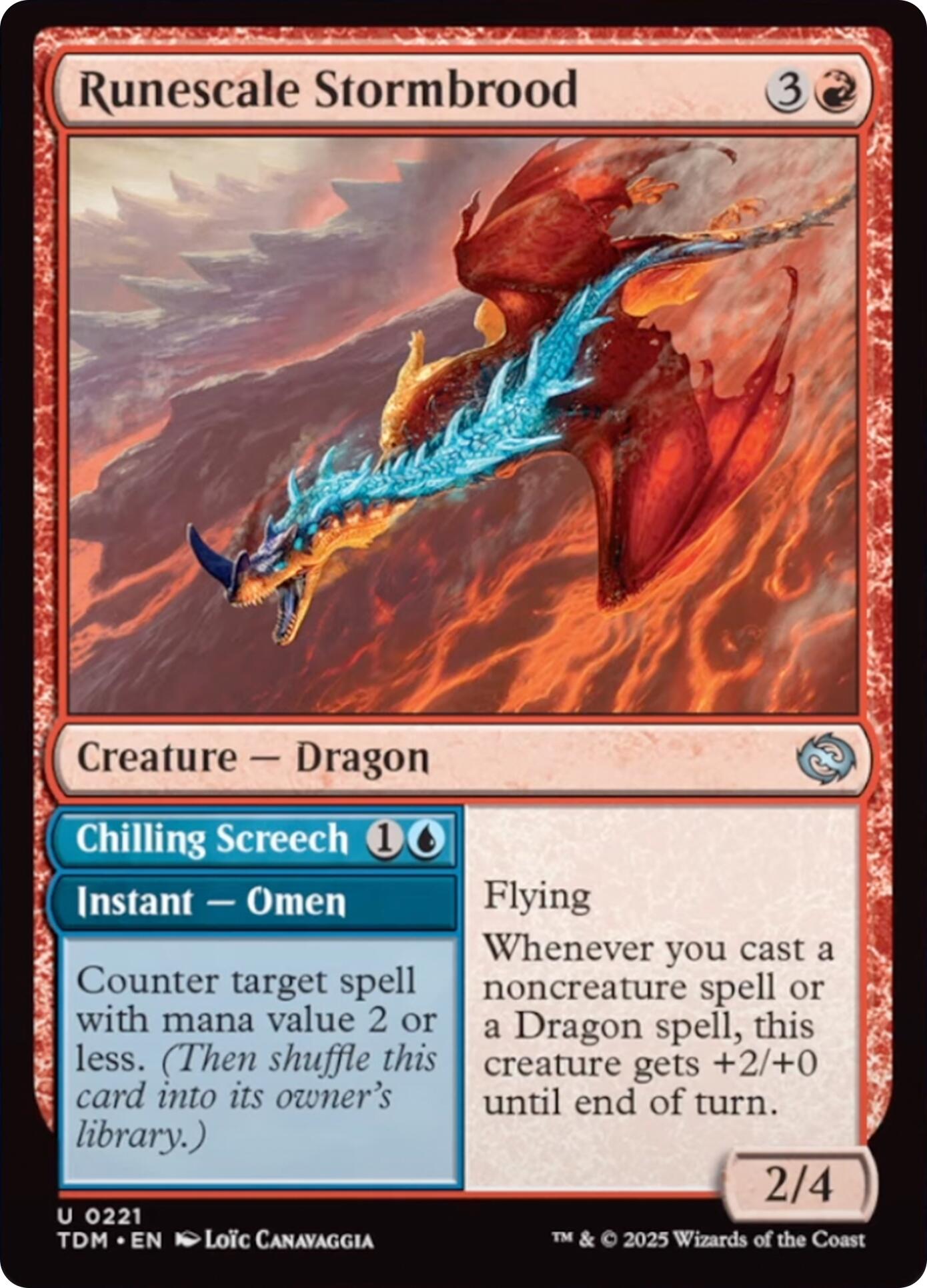 Runescale Stormbrood [Tarkir: Dragonstorm] | Exor Games Bridgewater