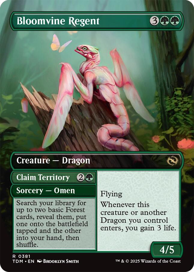 Bloomvine Regent (Borderless) [Tarkir: Dragonstorm] | Exor Games Bridgewater