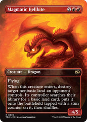 Magmatic Hellkite (Borderless) [Tarkir: Dragonstorm] | Exor Games Bridgewater