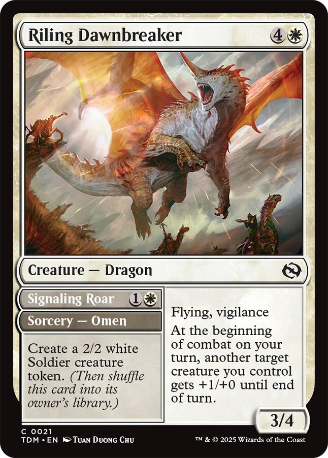 Riling Dawnbreaker [Tarkir: Dragonstorm] | Exor Games Bridgewater