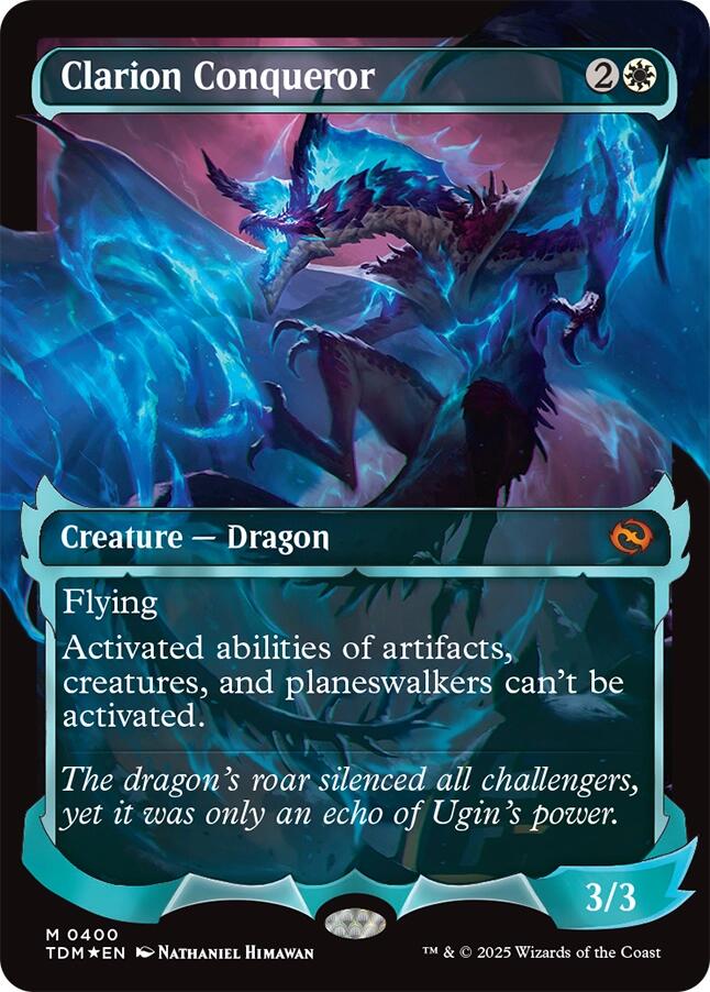 Clarion Conqueror (Showcase) [Tarkir: Dragonstorm] | Exor Games Bridgewater