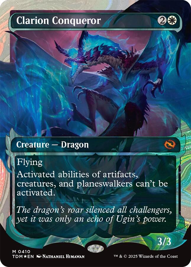 Clarion Conqueror (Showcase) (Halo Foil) [Tarkir: Dragonstorm] | Exor Games Bridgewater