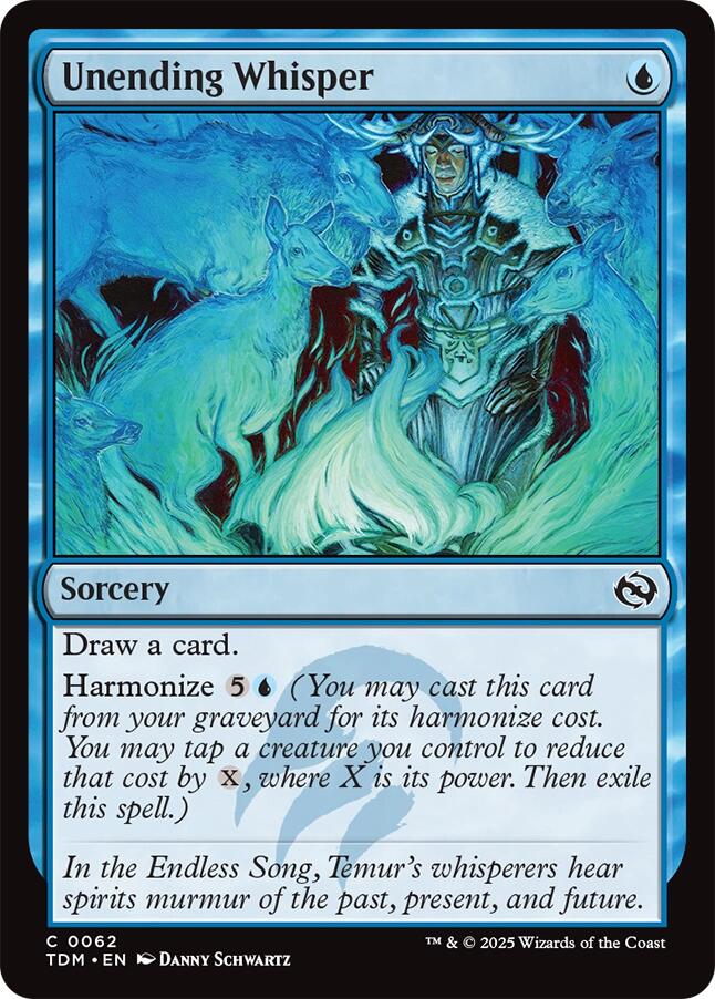 Unending Whisper [Tarkir: Dragonstorm] | Exor Games Bridgewater