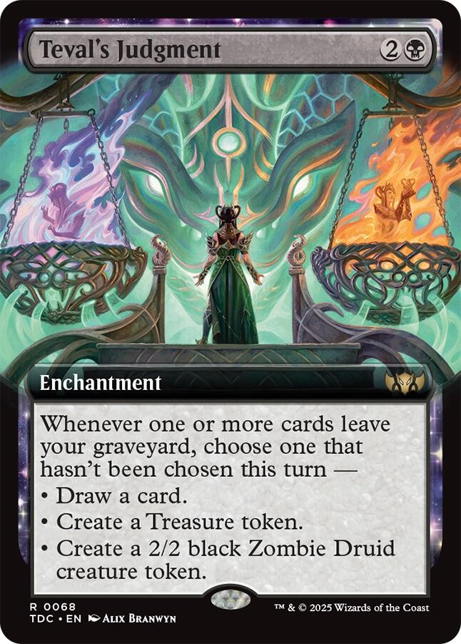 Teval's Judgment (Extended Art) [Tarkir: Dragonstorm Commander] | Exor Games Bridgewater