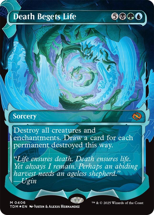 Death Begets Life (Showcase) [Tarkir: Dragonstorm] | Exor Games Bridgewater