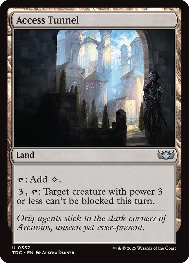 Access Tunnel [Tarkir: Dragonstorm Commander] | Exor Games Bridgewater