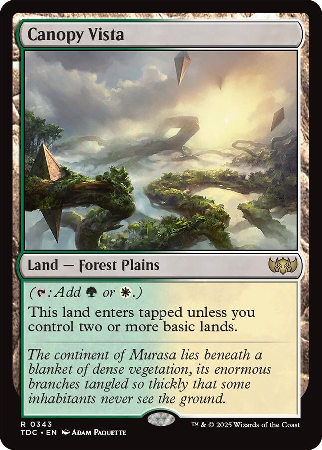 Canopy Vista [Tarkir: Dragonstorm Commander] | Exor Games Bridgewater