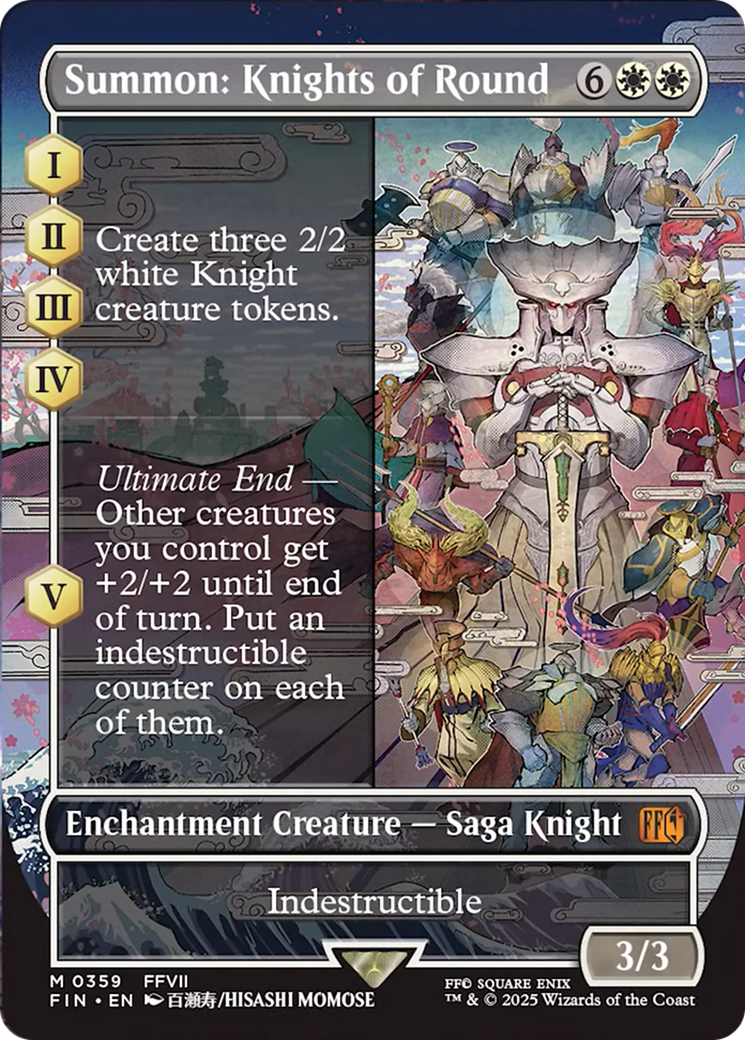 Summon: Knights of Round (Borderless) [FINAL FANTASY] | Exor Games Bridgewater