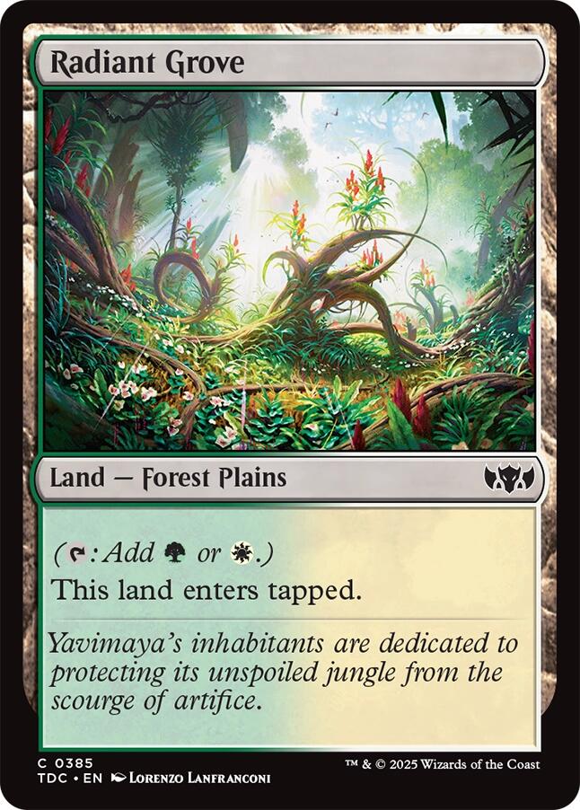 Radiant Grove [Tarkir: Dragonstorm Commander] | Exor Games Bridgewater