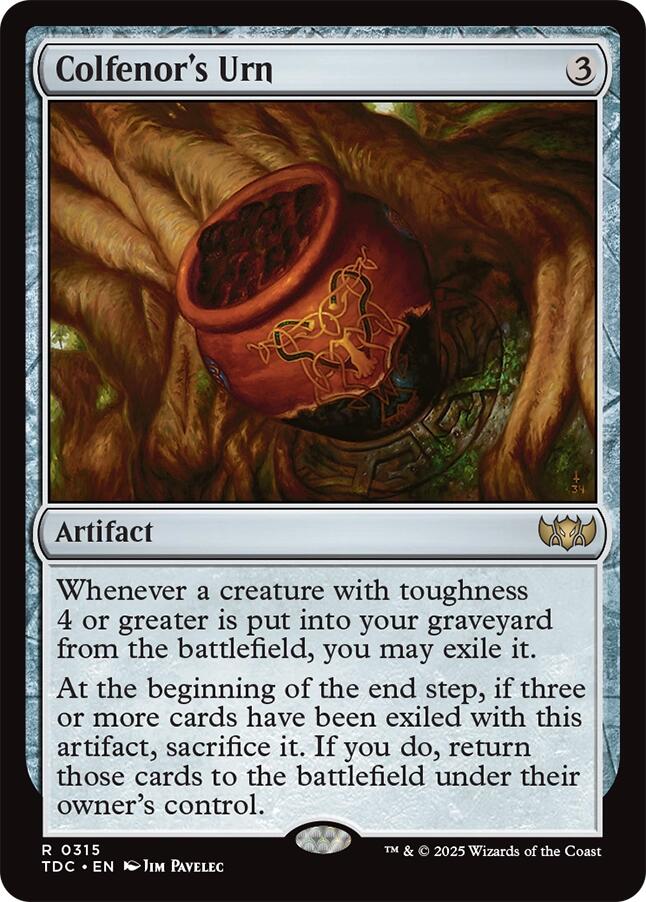 Colfenor's Urn [Tarkir: Dragonstorm Commander] | Exor Games Bridgewater