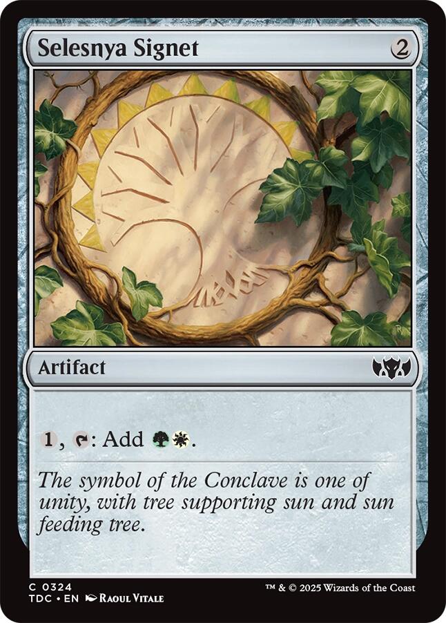 Selesnya Signet [Tarkir: Dragonstorm Commander] | Exor Games Bridgewater