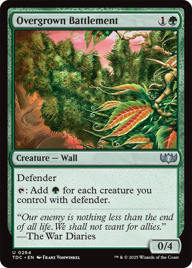 Overgrown Battlement [Tarkir: Dragonstorm Commander] | Exor Games Bridgewater