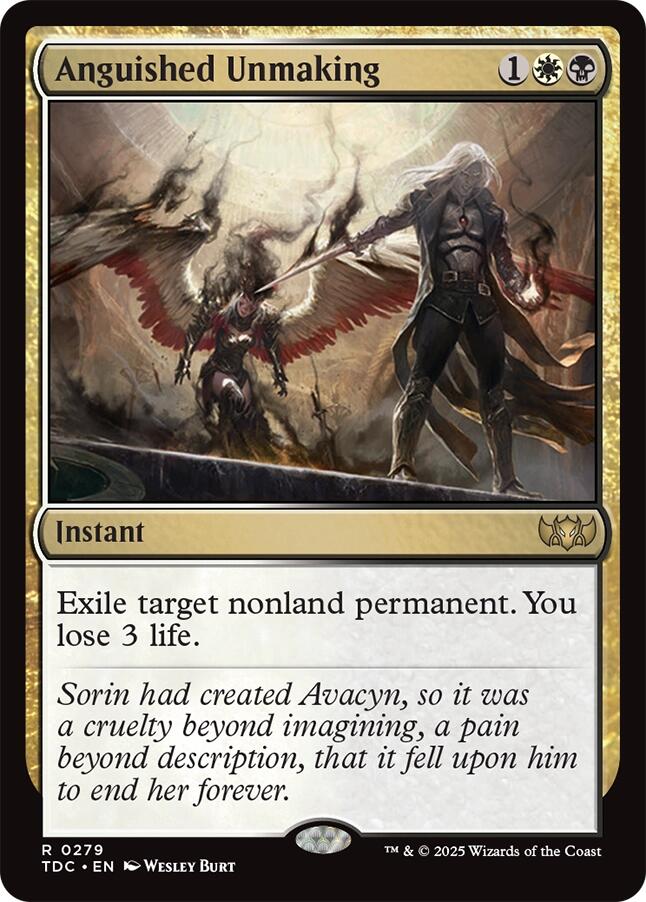 Anguished Unmaking [Tarkir: Dragonstorm Commander] | Exor Games Bridgewater
