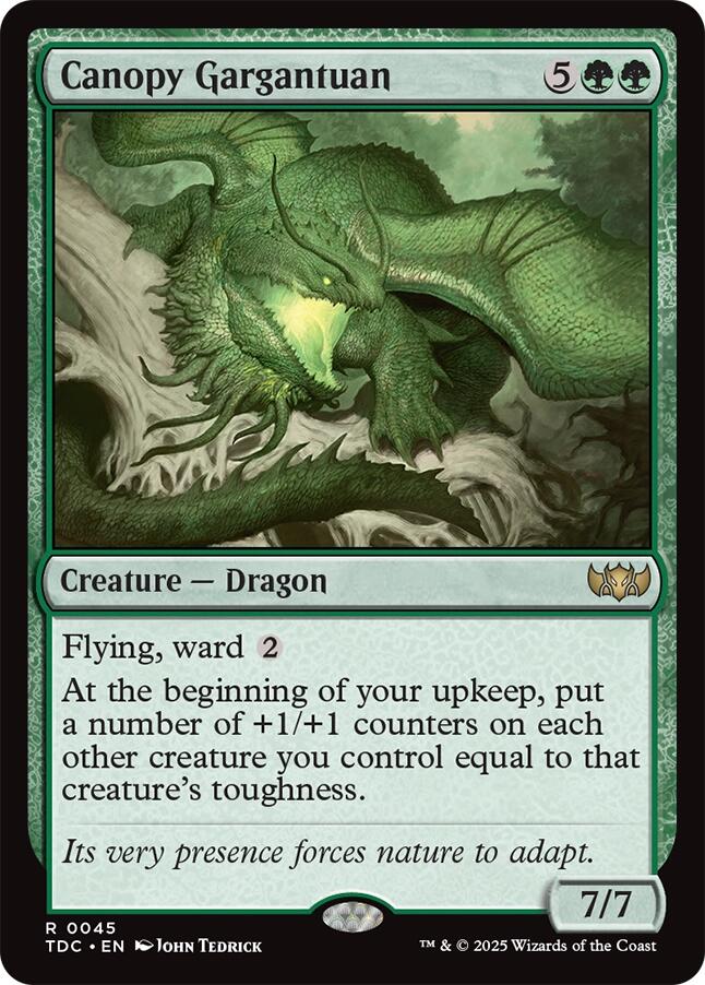 Canopy Gargantuan [Tarkir: Dragonstorm Commander] | Exor Games Bridgewater