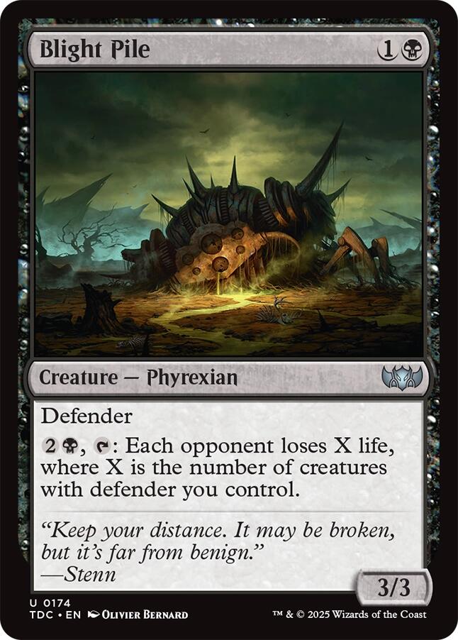 Blight Pile [Tarkir: Dragonstorm Commander] | Exor Games Bridgewater