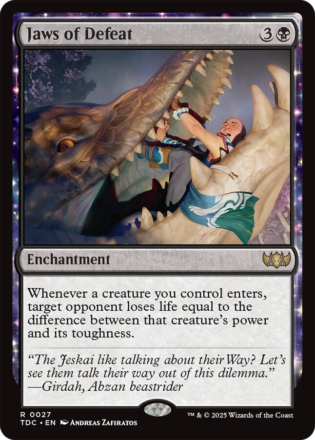 Jaws of Defeat [Tarkir: Dragonstorm Commander] | Exor Games Bridgewater
